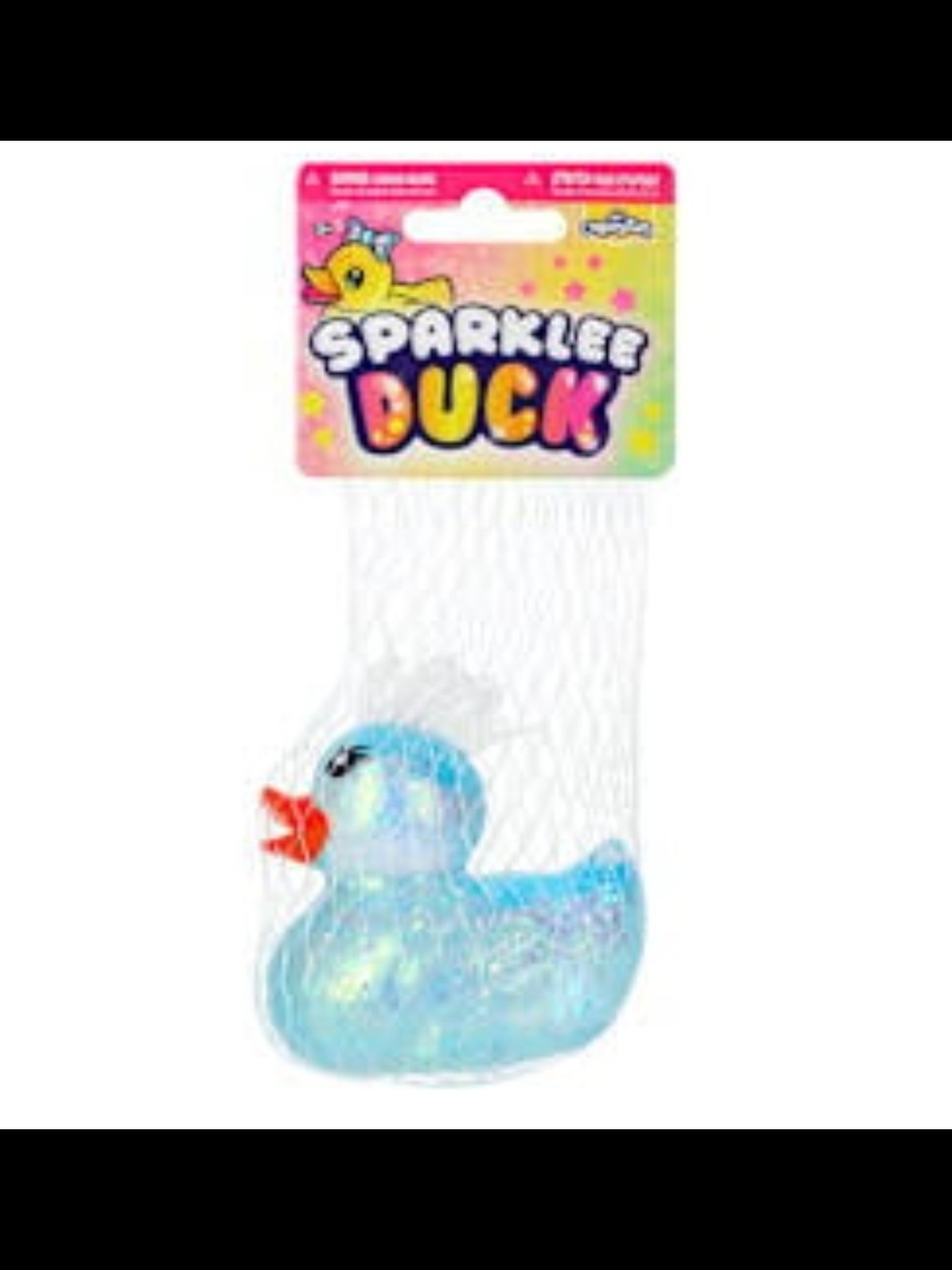 Assorted Colors Glitter  Duck Squishy